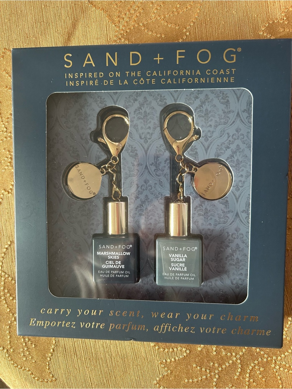 Fragrance Oil Rollers - Sand + Fog carry your scent boxed set